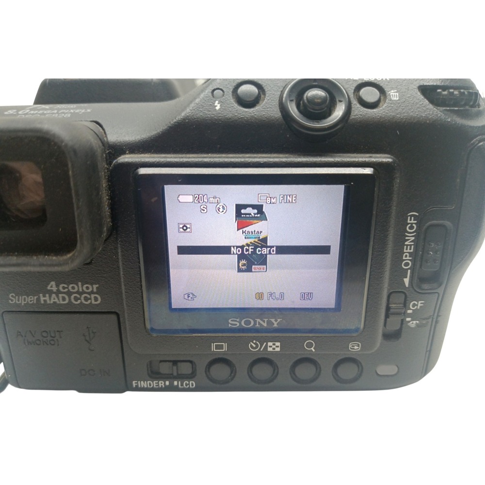 Sony Cyber-Shot DSC-F828 8.0MP Digital Camera Black New Battery & Charger + SD - Picture 6 of 16